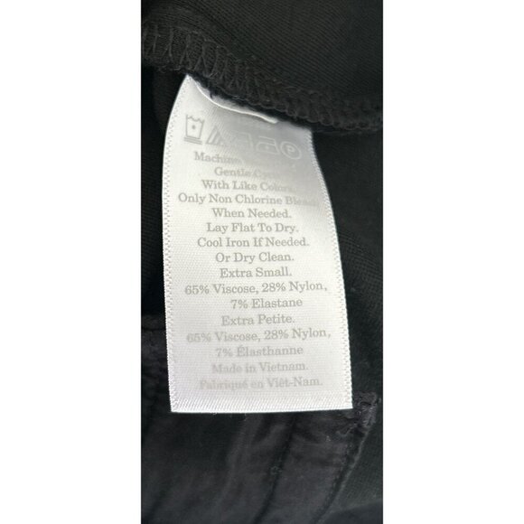 Everlane Womens Black Slim Fit Ankle Pants XS Viscose/Nylon/Elastane Blend - Picture 7 of 7
